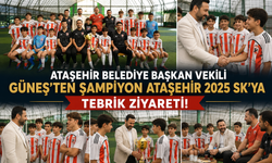 BAŞKAN VEKİLİ GÜNEŞ’TEN ŞAMPİYON ATAŞEHİR 2025 SK’YA TEBRİK ZİYARETİ!