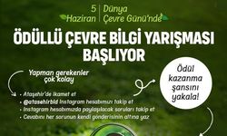 Ataşehir Belediyesi'nden Dünya Çevre Günü’ne Özel Ödüllü Yarışma