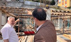 Hüseyin Aksoy’dan İlknur Camii İnşaatına İnceleme Ziyareti