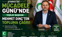 UYARICI İLE MÜCADELE GÜNÜ’NDE YEŞİLAY BAŞKANI MEHMET DİNÇ’TEN TOPLUMA ÇAĞRI!