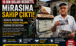 ADANA KOZAN’DA 1934 YILINDAN KALMA TARİHİ İSTASYON