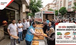 30 Bin Ücretsiz Ekmek Dağıtıldı