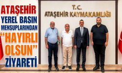 Ataşehir Basınından Kaymakam Arslan ve Emniyet Müdürü Bilen’e "Hayırlı Olsun" Ziyareti