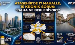 ATAŞEHİR’DE 17 MAHALLE, 15 KRONİK SORUN: "DAHA NE BEKLENİYOR?"