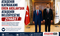 ATAŞEHİR KAYMAKAMI EREN ARSLAN’DAN ATAŞEHİR BELEDİYESİ’NE ZİYARET