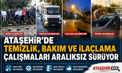 ATAŞEHİR’DE TEMİZLİK, BAKIM VE İLAÇLAMA ÇALIŞMALARI ARALIKSIZ SÜRÜYOR