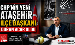 CHP’NİN YENİ ATAŞEHİR İLÇE BAŞKANI DURAN ACAR OLDU