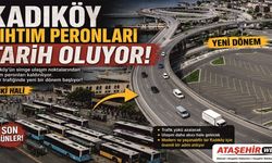 KADIKÖY RIHTIM PERONLARI TARİH OLUYOR