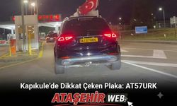 KAPIKULE'DE DUYGU DOLU ANLAR: Özel Plakalı Araç Sınır Kapısında İlgi Odağı Oldu!