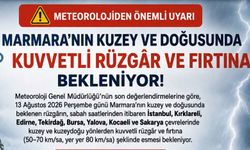 METEOROLOJİ’DEN MARMARA İÇİN KUVVETLİ RÜZGÂR VE FIRTINA UYARISI!