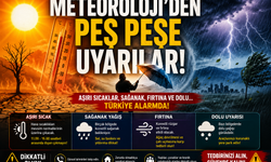 METEOROLOJİ'DEN PEŞ PEŞE UYARILAR