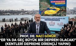 Prof. Dr. Naci Görür "Er ya da Geç Büyük Bir Deprem Olacak!"