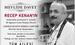 Gazeteci Recep Kenan Aramızdan Ayrılışının 1. Yılında Dualarla Anılıyor