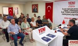 YENİ Parti Ataşehir İlçe Başkanlığı Yeni Yerinde ilk toplantısını gerçekleştirdi