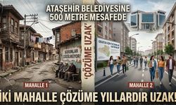 Ataşehir Belediyesine 500 Metre, Mesafede İki Mahalle Çözüme Yıllardır Uzak!