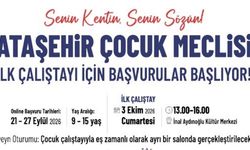 Ataşehir’de Çocuk Meclisi İlk Çalıştayı İçin Başvurular Başlıyor