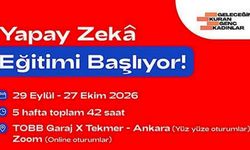 Genç Kadınlar için Ankara’da Yapay Zekâ Eğitimi Fırsatı