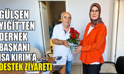 Gülşen Yiğit’ten Yenisahra Derneği Başkanı İsa Kırım’a Ziyaret