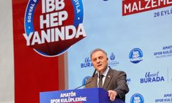 İBB’DEN KENTTEKİ AMATÖR SPOR KULÜPLERİNE MALZEME DESTEĞİ
