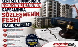 6306 Sayılı Kanun Kapsamında Sözleşmenin Feshi Nasıl Yapılır