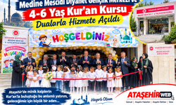 Medine Mescidi Diyanet Gençlik Merkezi ve 4-6 Yaş Kur’an Kursu Dualarla Hizmete Açıldı