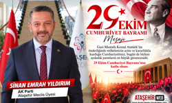 Sinan Emrah Yıldırım’dan 29 Ekim Cumhuriyet Bayramı Mesajı
