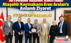 Artvinliler Hizmet Vakfı’ndan Ataşehir Kaymakamı Eren Arslan’a Anlamlı Ziyaret