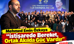 Mehmed Emin Özkaya “İstişarede Bereket, Ortak Akılda Güç Vardır”