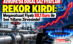 Avrupa’da Doğal Gaz Fiyatları Rekor Kırdı