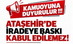 CHP Ataşehir’den Murat Güneş Açıklaması: “İradeye Baskı Kabul Edilemez”