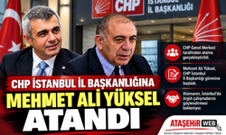 CHP İstanbul İl Başkanlığına Mehmet Ali Yüksel Atandı