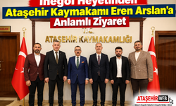 İnegöl Heyetinden Ataşehir Kaymakamı Eren Arslan’a Anlamlı Ziyaret
