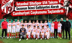 İstanbul SiteSpor U14 Takımı Sezonun İkinci Galibiyetini Alarak Cumhuriyet Coşkusunu Taçlandırdı