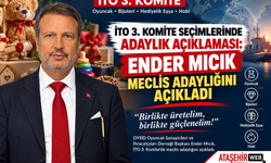 İTO 3. Komite Seçimleri Heyecanı: Ender Mıcık Meclis Adaylığını Açıkladı