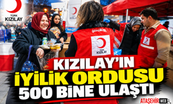 KIZILAY’IN İYİLİK ORDUSU 500 BİNE ULAŞTI
