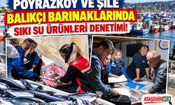 Poyrazköy ve Şile Balıkçı Barınaklarında Sıkı Su Ürünleri Denetimi!