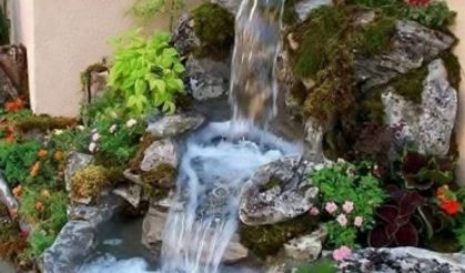 Bahçe Peyzaj Su fiskiye ve Çardak Modelleri