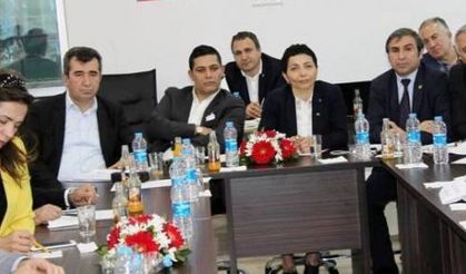 CHP 1 Bölge Milletvekili Adaylar, ilçe başkanları, SKM yöneticileriyle  buluştu
