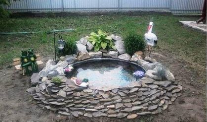 Traktör Lastiğinden Havuz Yapımı