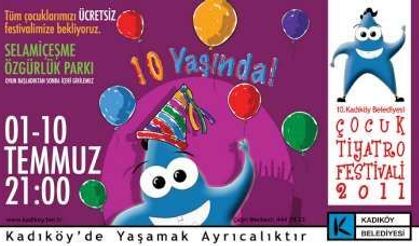 10. Kadıköy Belediyesi Çocuk Tiyatro Festivali Başlıyor