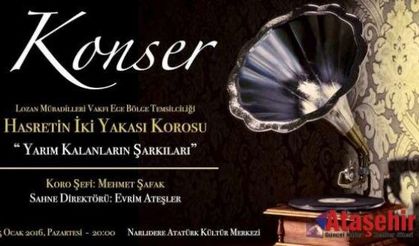 Mübadelenin 93. Yılında “Hasretin iki yakası” konseri