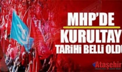 MHP'de Kurultay tarihinde anlaştılar!