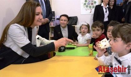 Nükhet Hotar Ataşehir Çocuk Eğitim Derneğini ziyaret etti.