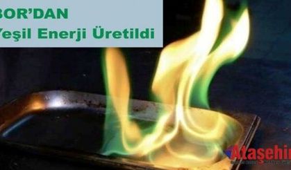 Bor'dan ‘yeşil enerji’ üretildi
