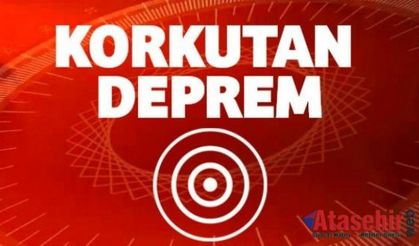 Sakarya'da korkutan deprem!