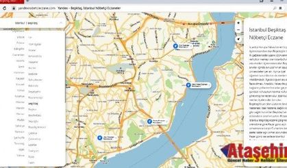 YANDEX NÖBETÇİ ECZANELER İNTERNET SİTESİ AÇILDI