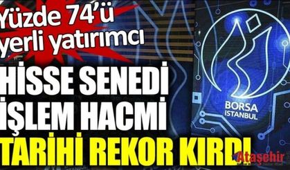 Hisse Senedi İşlem Hacmi Rekor Kırdı