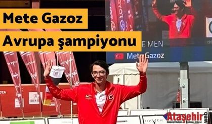 Mete Gazoz Avrupa Şampiyonu oldu.