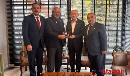 Çankırı Konfederasyonu CHP Eski Genel Başkanı Kemal Kılıçdaroğlu’nu ziyaret etti