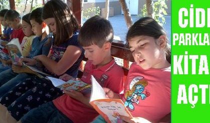  CİDE'DE PARKLAR KİTAP AÇTI!
